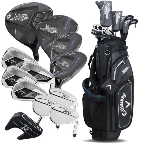 Callaway XR 13-teiliges Standbag-Paketset – Schwarz/Silber – Graphit