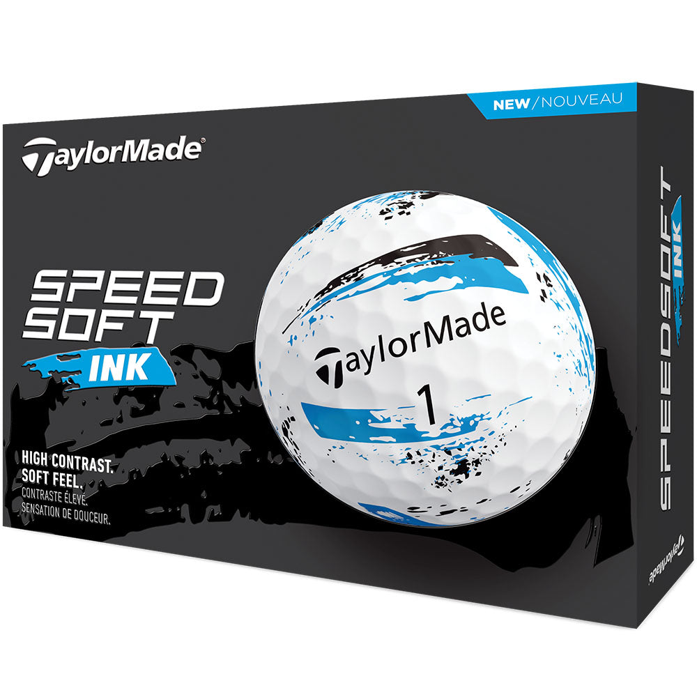 TaylorMade SpeedSoft Golfbälle – Tintenblau – 12er-Pack