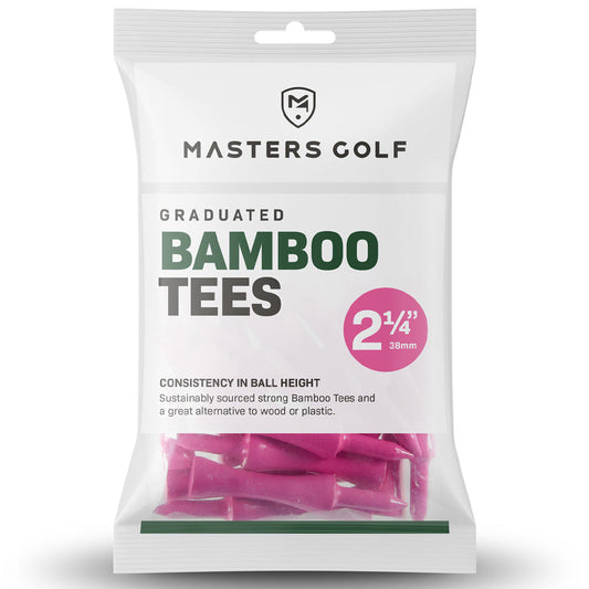 Masters Bamboo Graduierte 2 1/4 Zoll Rosa Tees - Packung mit 20