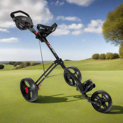 Masters Golf 5 Series 3-Rad-Schiebetrolley – Schwarz