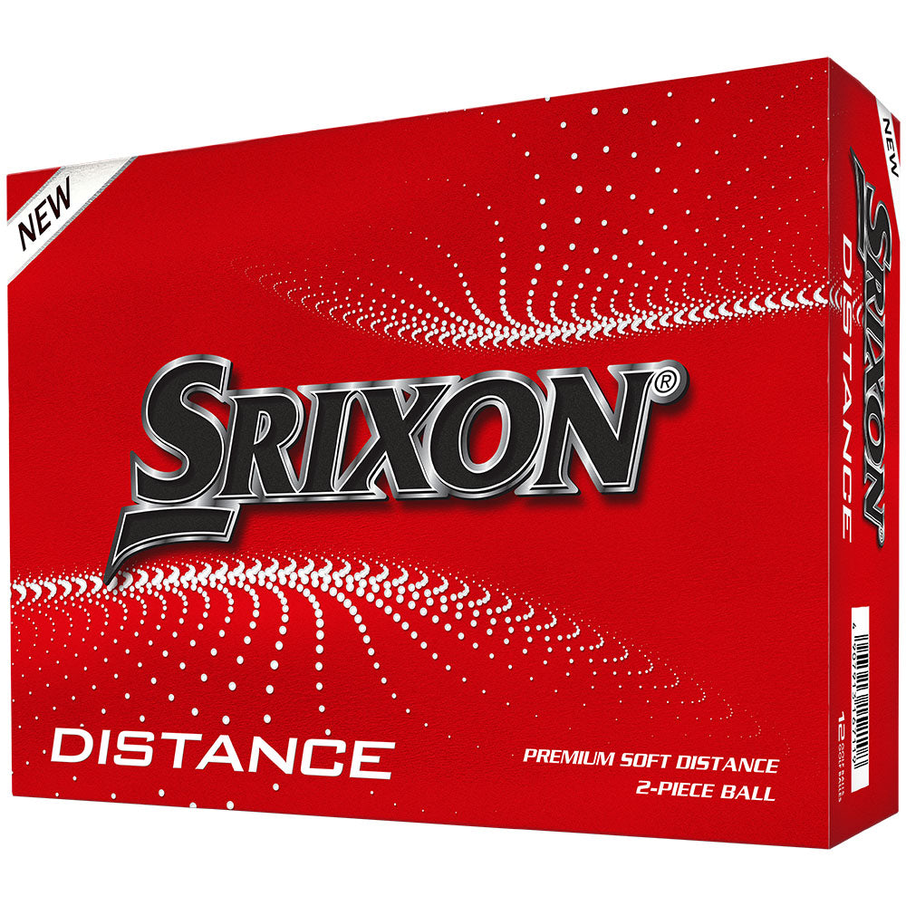 Srixon Distance Golfbälle – Weiß – 12er-Pack