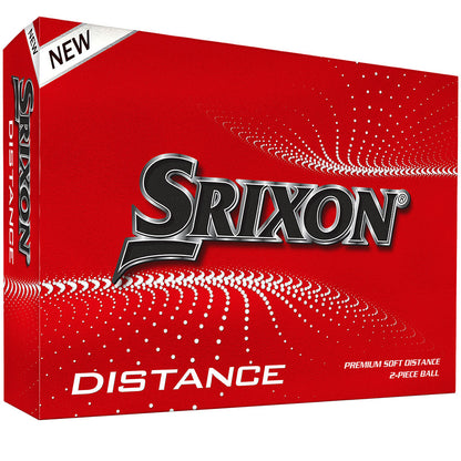 Srixon Distance Golfbälle – Weiß – 12er-Pack
