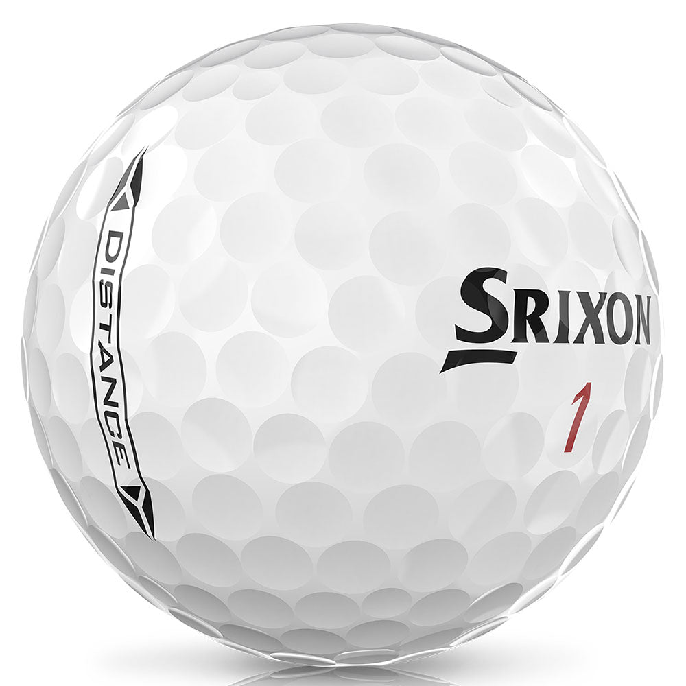Srixon Distance Golfbälle – Weiß – 12er-Pack
