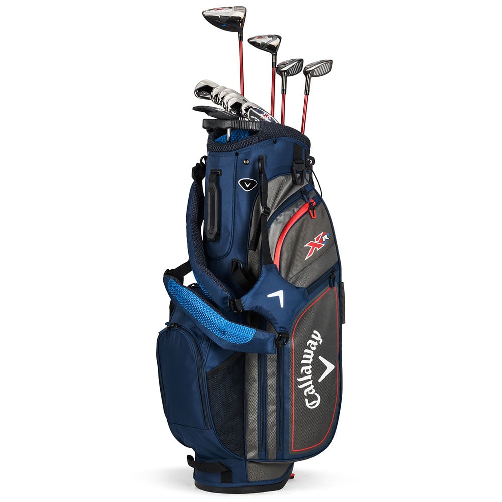 Callaway XR 13-teiliges Standbag-Paketset – Marineblau/Silber – Stahl