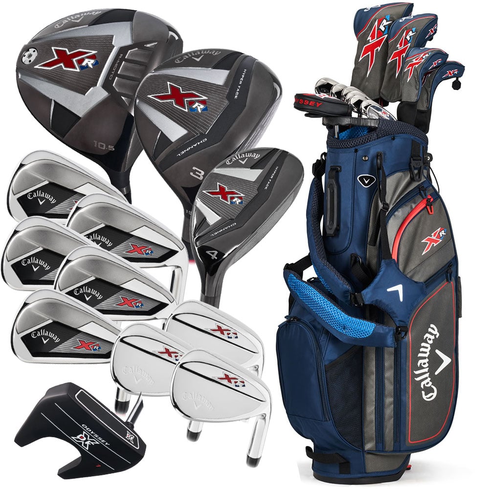 Callaway XR 13-teiliges Standbag-Paketset – Marineblau/Silber – Stahl